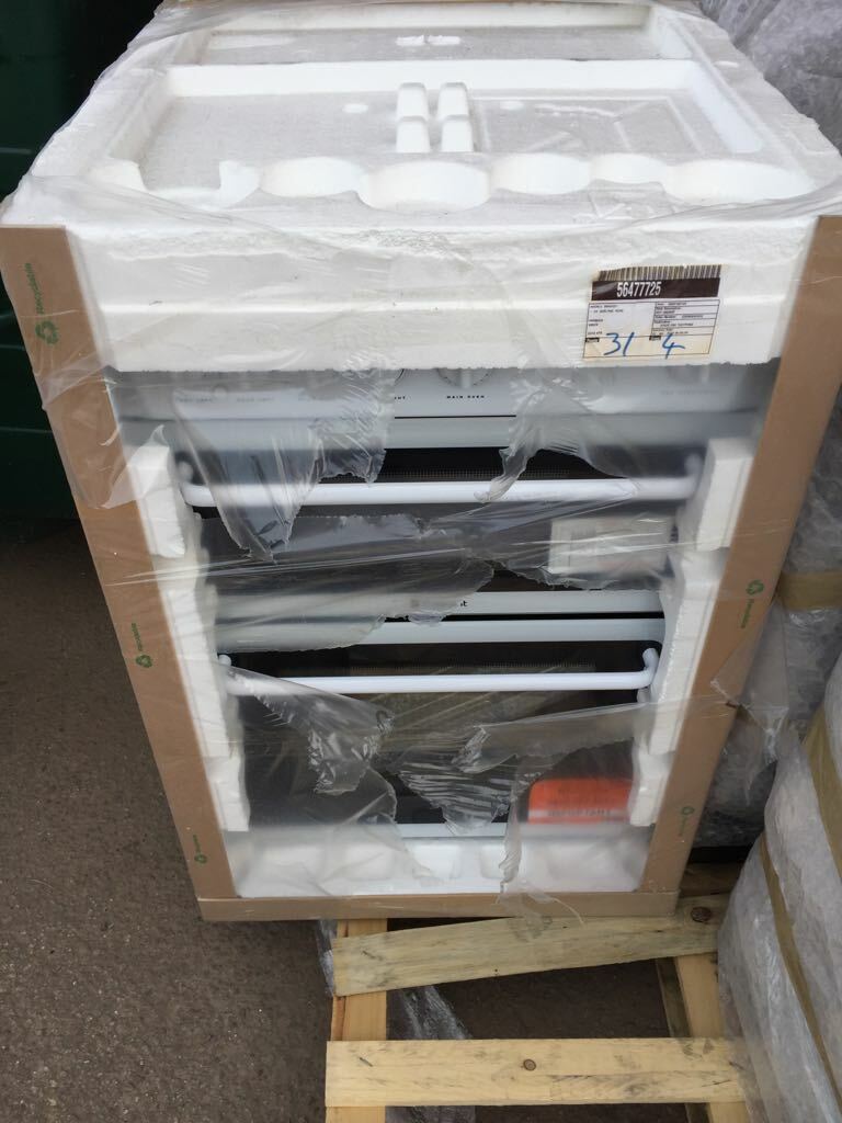 HOTPOINT Ultima HAG60P Full Gas Cooker White LPG Convertible 60cm eBay