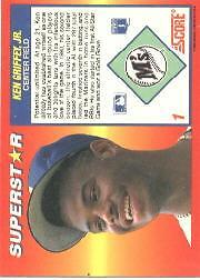 1992 Score 100 Superstars #1 Ken Griffey Jr. - NM-MT | eBay