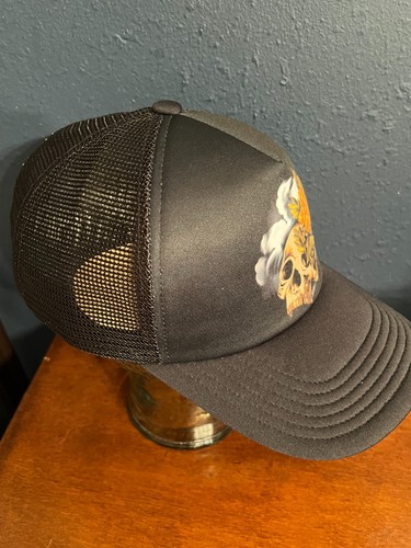 Howler Bros Hat ACL Fest 2024 Foam Dome Skull Yellow Rose Trucker Mesh Snapback - Picture 7 of 11