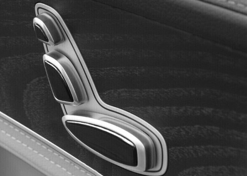 Black ABS Seat Memory Button Switch Cover Trim For Mercedes-Benz GLC 2016-2019 - Picture 3 of 8