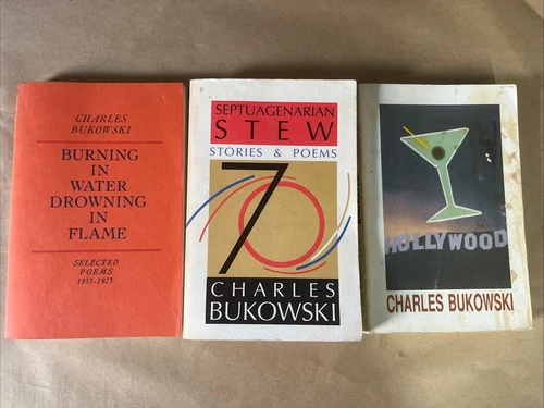 3 GREAT Charles Bukowski Titles Black Sparrow Press Inc Hollywood plus 2 others - Picture 1 of 17