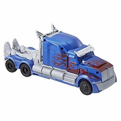 Transformers: L'Ultimo Cavaliere - Action Figure Turbo Changer Optimus Prime Con Knight Armor - 3
