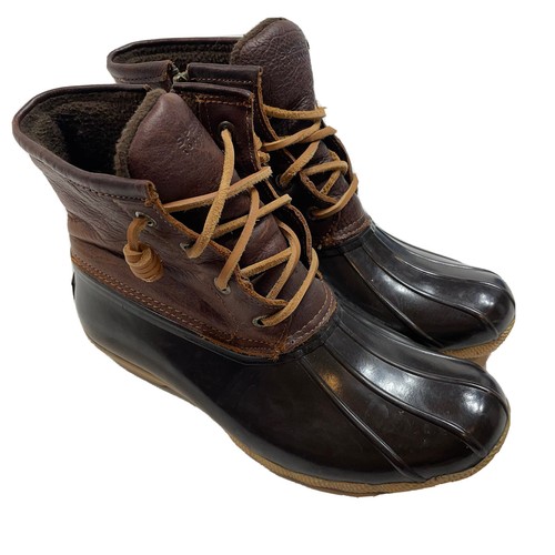 Sperry Top Slide Saltwater Leather Zip