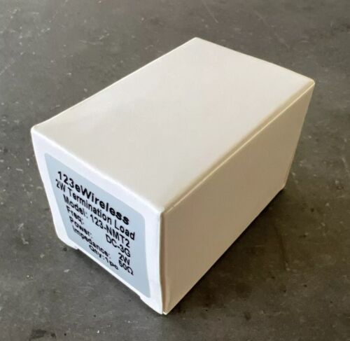 123eWireless 123-NMT2 N Male 2 Watt RF Load Terminator, New in Box - Zdjęcie 3 z 3