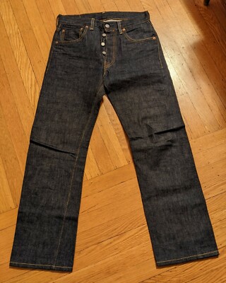 LEVI LVC 501XX VINTAGE 1947 DARK DENIM BIG E SELVEDGE JEANS 29