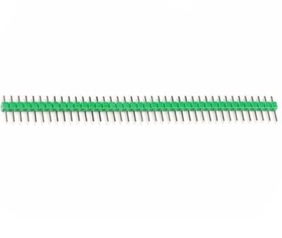 10Stks 2.54mm Green 40Pin 1x40P Male Breakable Pin Header Strip Connector