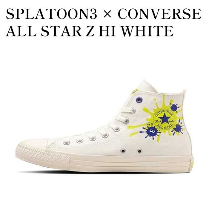Converse ALL STAR Z HI Splatoon3 Nintendo White 2024 Shoes sneaker 