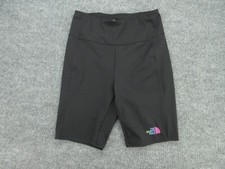 The North Face Compression Shorts Girl Large Black Dark Wash Bike Shorts L 14/16