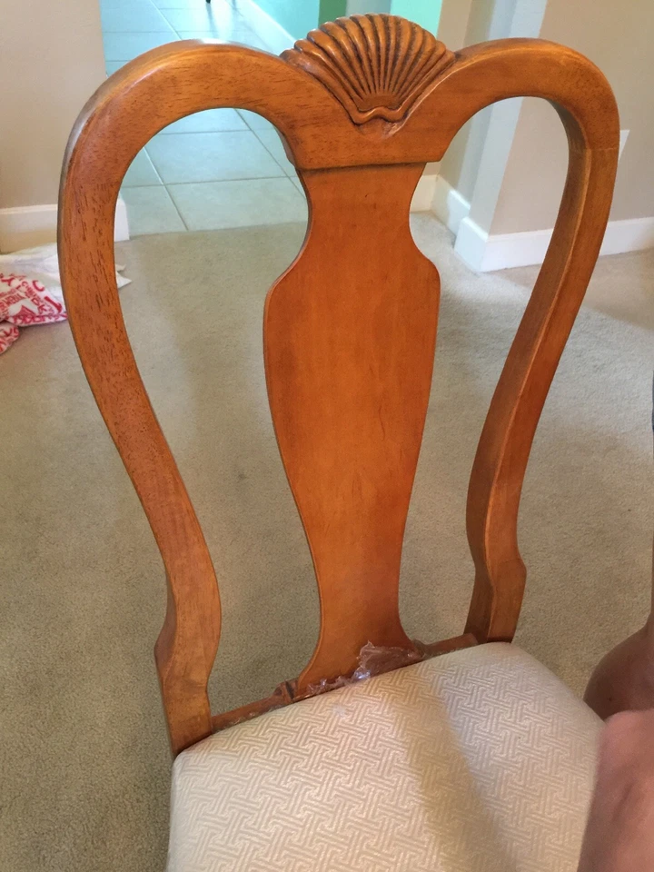 Sillas de comedor Lexington Grand Queen Ann cola de paloma 2 sillones Foto 4 de 4