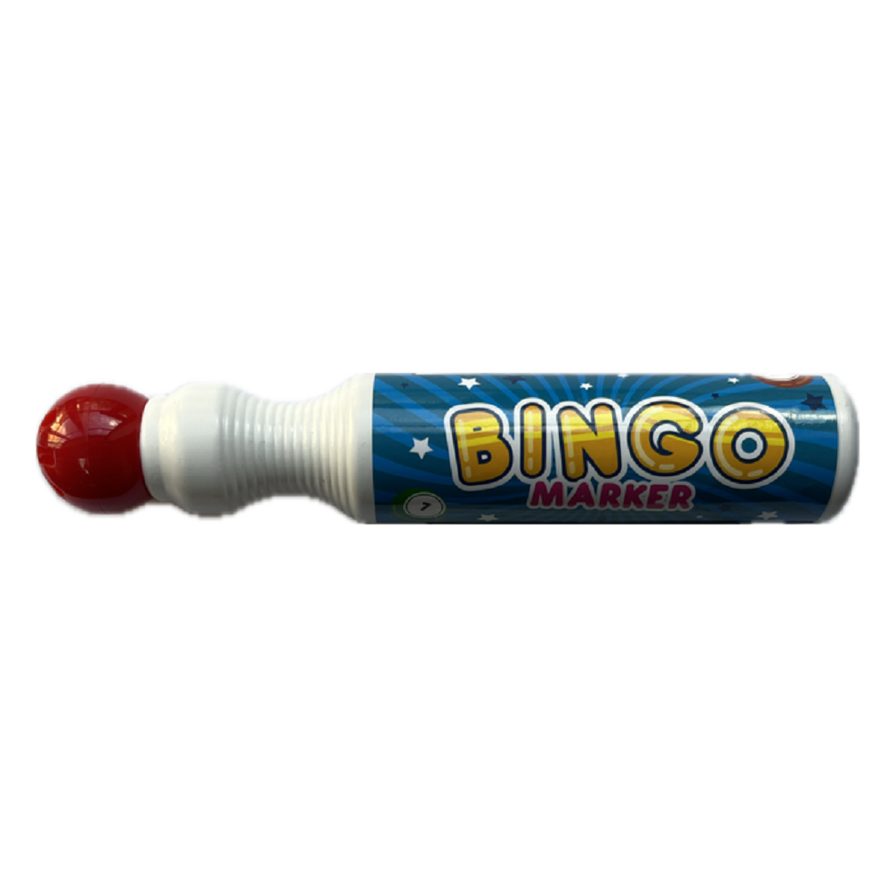 Bingo Dabbers 4 Pezzi - Pennarelli Per Bingo Con Inchiostro Colorato, Asciugatura Rapida, 4 Colori (Rosso, Blu, Verde, Arancione)