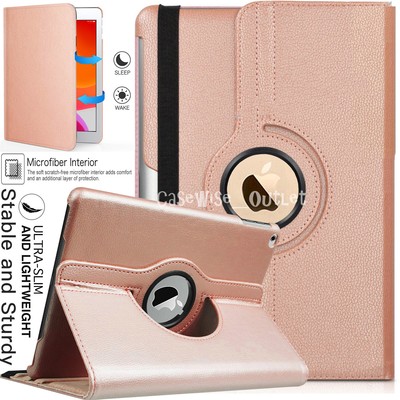 COVER in Pelle Smart Custodia Per Apple iPad 10.2/" 2019 360 ° rotante stand 7th Gen