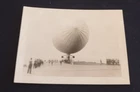 Old Snapshot Photo WWII Aviation US NAVY Blimp Zeppelin WW2 Military