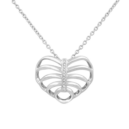 Love Letter Custom Pavé Initial Necklace Yellow Gold / 16" / 3 - Foto 3