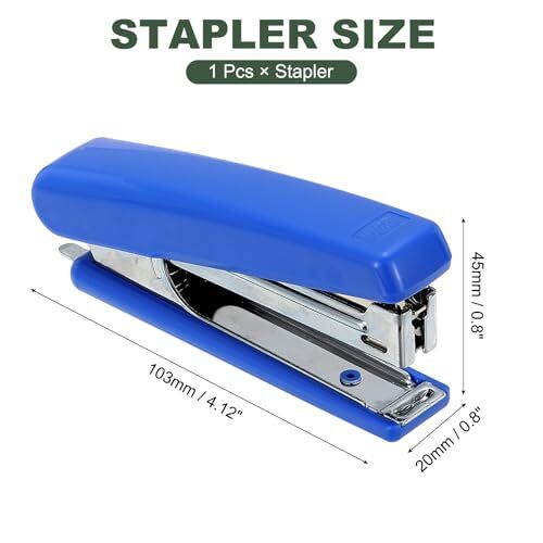 M&G Desktop Stapler, 15 Sheet Capacity Office Stapler Staple Removal Blue - Picture 3 of 6