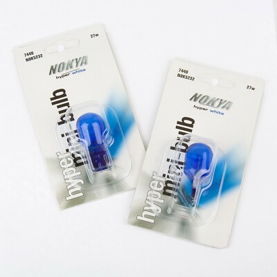 Nokya Hyper-White 7440 Bulb 27WATT 2013-2016 Dodge Dart Reverse Light Bulb (2PC)