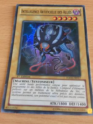 Yu-Gi-Oh! Karte HA02-FR017 Künstliche Intelligenz der Alliierten (Super Rare)