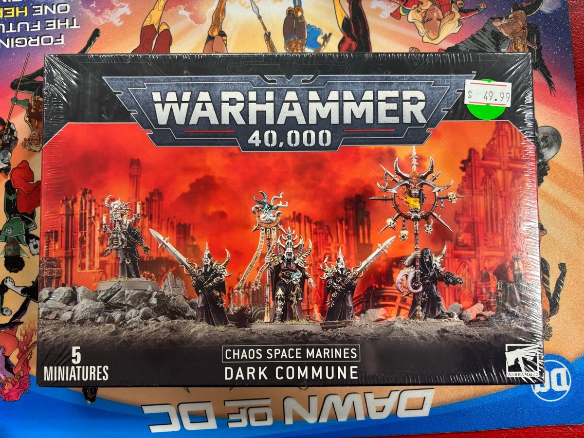 WARHAMMER 40K CHAOS SPACE MARINES DARK COMMUNE MINIATURES CITADEL