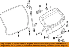 SUBARU OEM 04-23 Crosstrek Lift Gate Gate Hardware-Handle, Inside 63160FE010