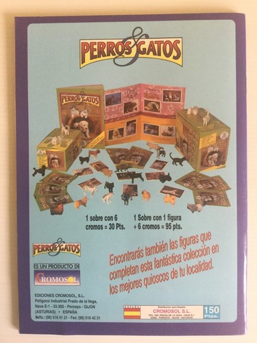 Álbum Perros & Gatos Cromosol 1993 Incompleto - Imagen 2 de 12