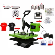 15in1 Heat Press Machine 15*15 Inch Combo Machines Heat Transfer Printer
