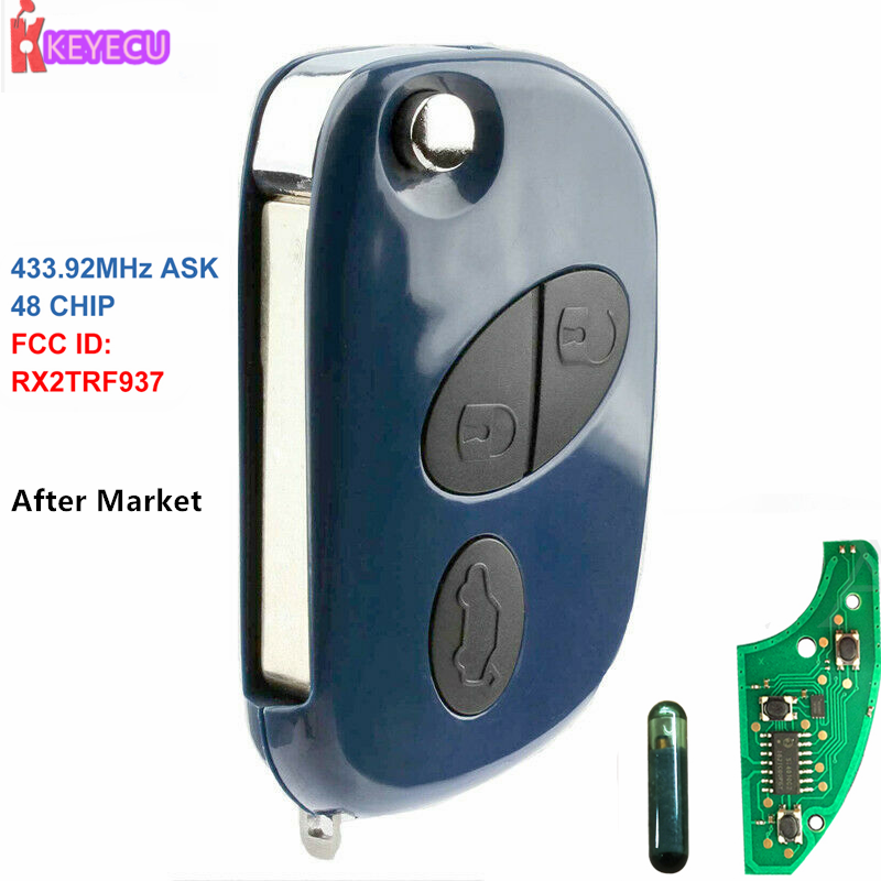 Replacement Flip Keyless Remote for Maserati GranTurismo