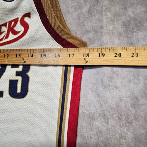 Rare Vintage Euro Champion Cleveland Cavs Lebron James 23 Rookie Jersey Youth M - Picture 5 of 7