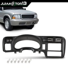 Fit For 98-05 Chevy S10 Blazer Jimmy Sonoma Double Din Dash Radio Cluster Bezel