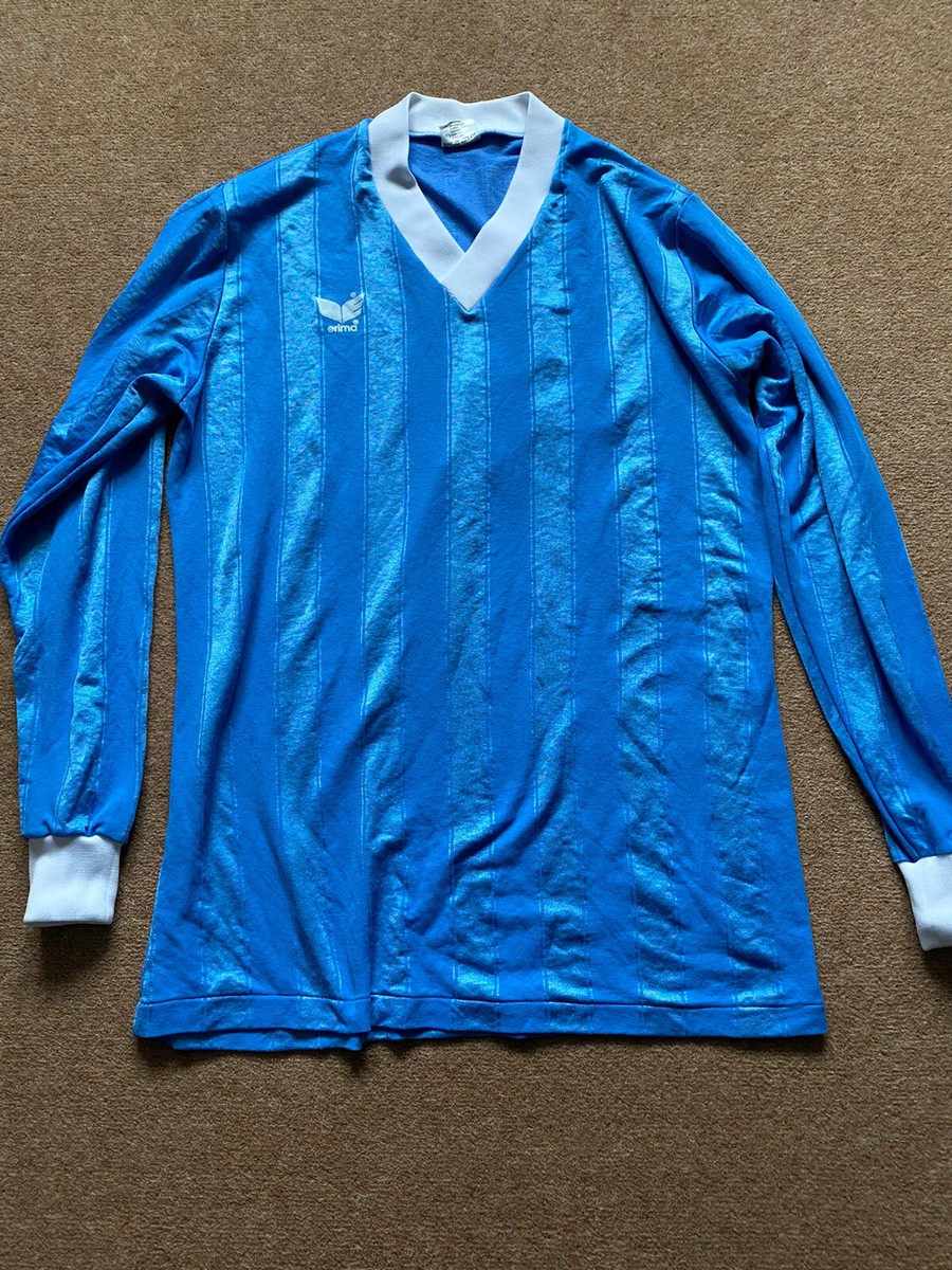 Maillot De Foot Vintage Erima – Années 79/80 – Taille L – Manches Longues – #10