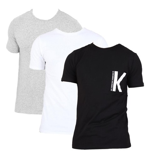 T-Shirt Karl Lagerfeld K Regular maglia 100% cotone uomo KL19MTS01 | eBay