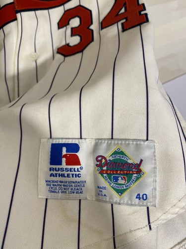 MITCHELL & NESS Kirby Puckett With Signature Minnesota Twins 1991 Jersey 40 - Picture 3 of 11