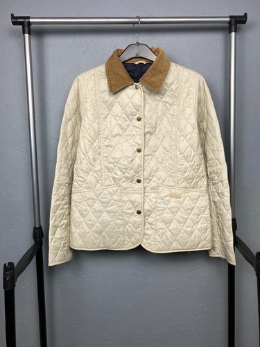 Barbour Vintage Womens Summer Liddesdale Quilted Jacket Size US 10 - Picture 1 of 8