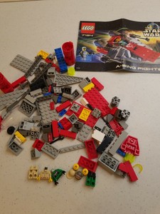 Lego Star Wars A-Wing Fighter set 7134 complete w/manual & minifigures date 2000 42884071349 | eBay
