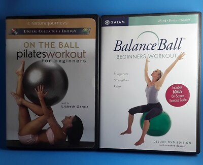 Balance Ball Beginners Workout & On The Ball Pilates Workout For Beginners Dvds