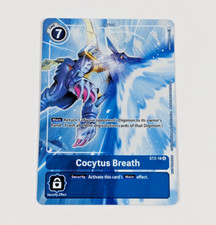 DIGIMON TCG COCYTUS BREATH ST2-16 Tamer's Evolution Box Promo Foil NM