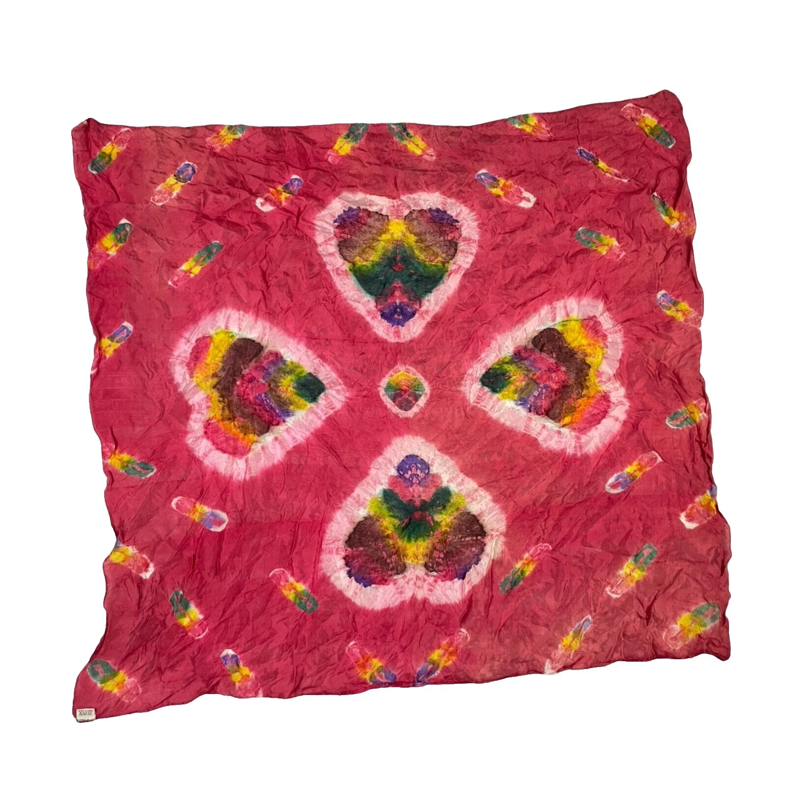 嬉皮士多色复古围巾和披肩