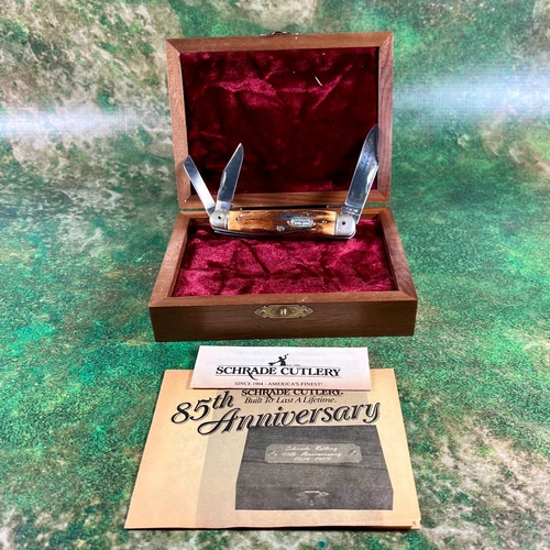 1989 Schrade USA 85th Anniversary Whittler, Complete, #889 of 1000