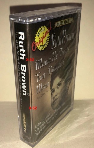 Ruth Brown best of hits vintage cassette tape Teardops From My Eyes Mama Treats - Picture 3 of 4