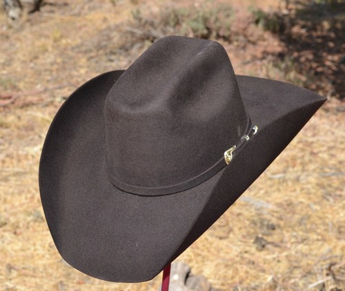 Alamo Hat Co. Yoakum 7X Chocolate Felt 