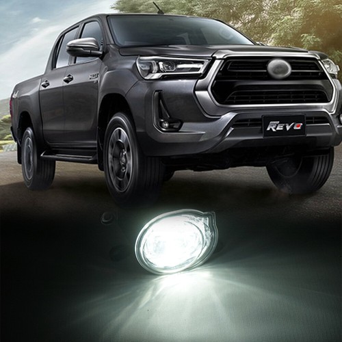 LED Front Bumper Fog Lamp Lights Assembly Set for 2020-2021 Toyota HILUX REVO - Picture 4 of 10