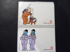 RARE ANCIENS AUTOCOLLANTS TINTIN PUBLICITAIRE  / ACHAT UNITAIRE
