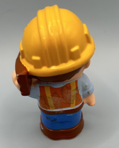Fisher Price Little People Orange Help A Friend Pick Up Truck Construction Worke - Picture 6 of 8