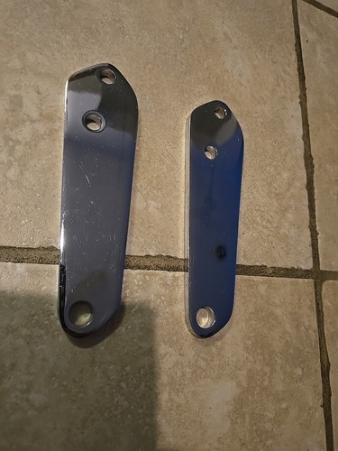 Harley Dyna Highway Footpeg Crome Mounting Bracket set 1993-2017 - Picture 3 of 7