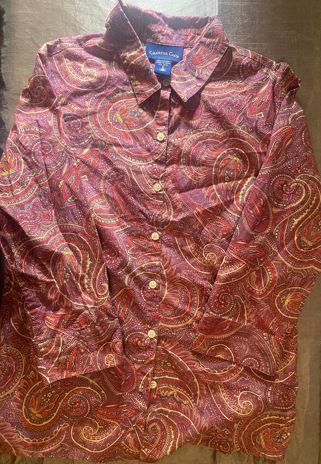Women’s Blouse Charter Club size 8