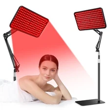 Red Light Therapy for Body, 940nm Red Light Therapy Lamp with Adjustable Stan...