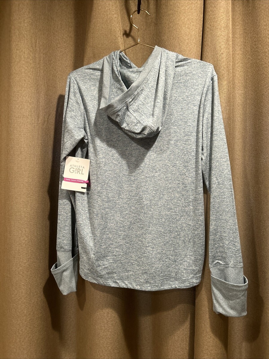 Hoodie Athleta Fille - Bleu - Taille XL (14) - Capuche - Neuf Sans étiquette
