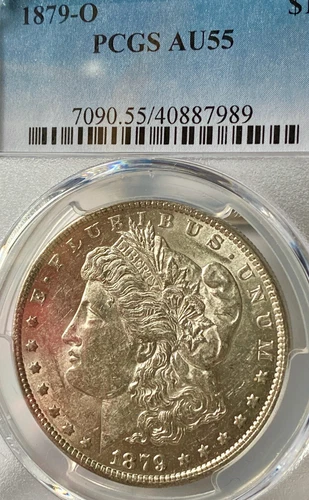 1879-O AU55 PCGS New Orleans Mint Morgan Silver Dollar