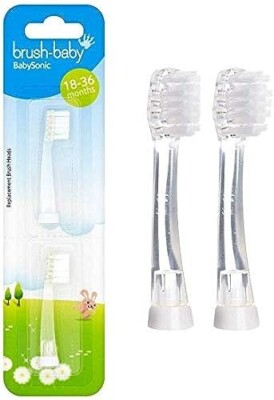 Brush Baby BabySonic Replacement Brush Heads (18-36 months) Pack of 2