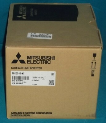 MITSUBISHI ELECTRIC FR-D720-100-W1 COMPACT SIZE INVERTER 3PH 10A NEW