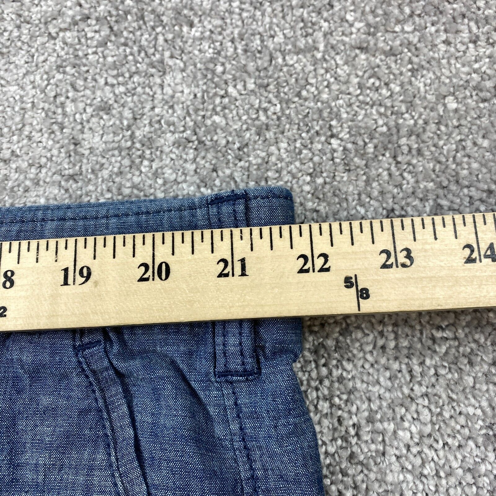 Sonoma Heather Chino Shorts Men's Size 42X10 Blue… - image 6