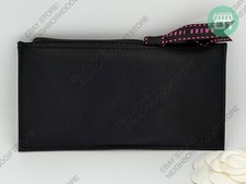 BOBBI BROWN BLACK Zipper 6.5"x3.5" Cosmetic POUCH/ BAG Makeup Bag NEW AUTHENTIC